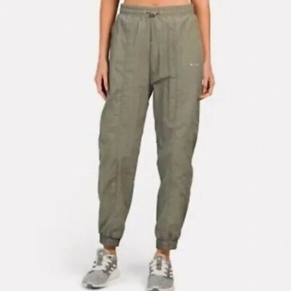 Wilo The Label Pants - NWT Wilo The Label High Rise Pull On Active Track Sage Green Parachute Pants S